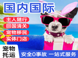 德宏芒市机场邮寄国际宠物托运 【国